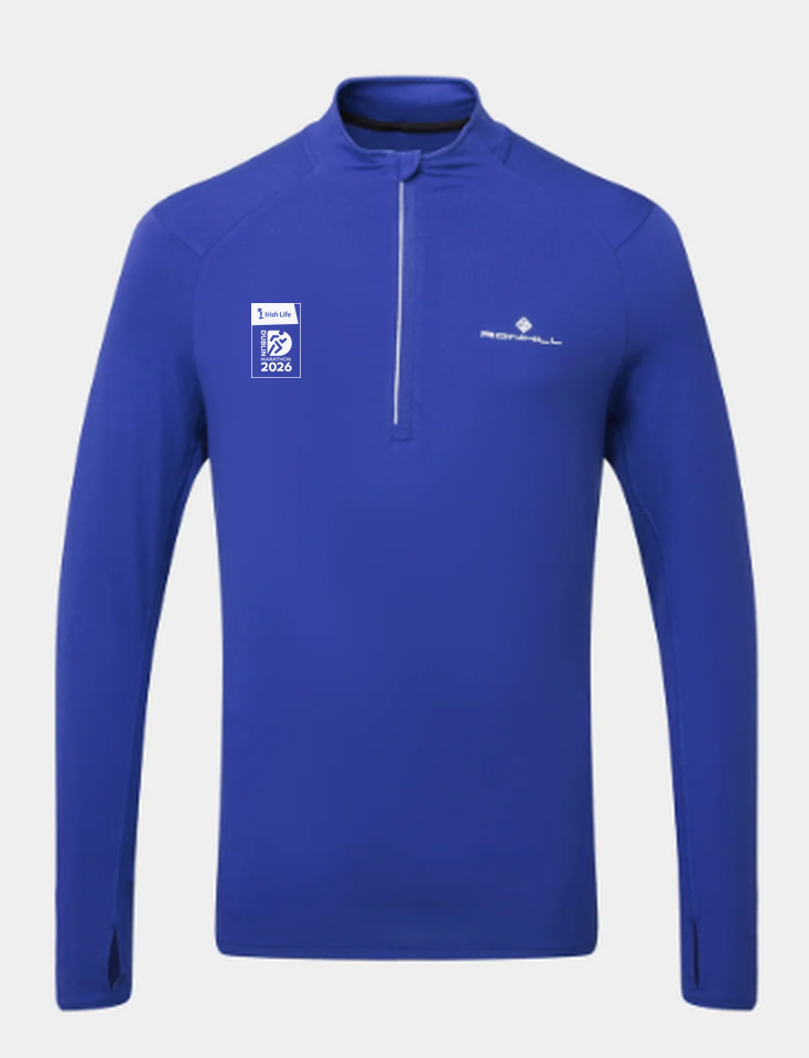 Men's Core Thermal 1/2 Zip L/S Top - Cobalt Blue